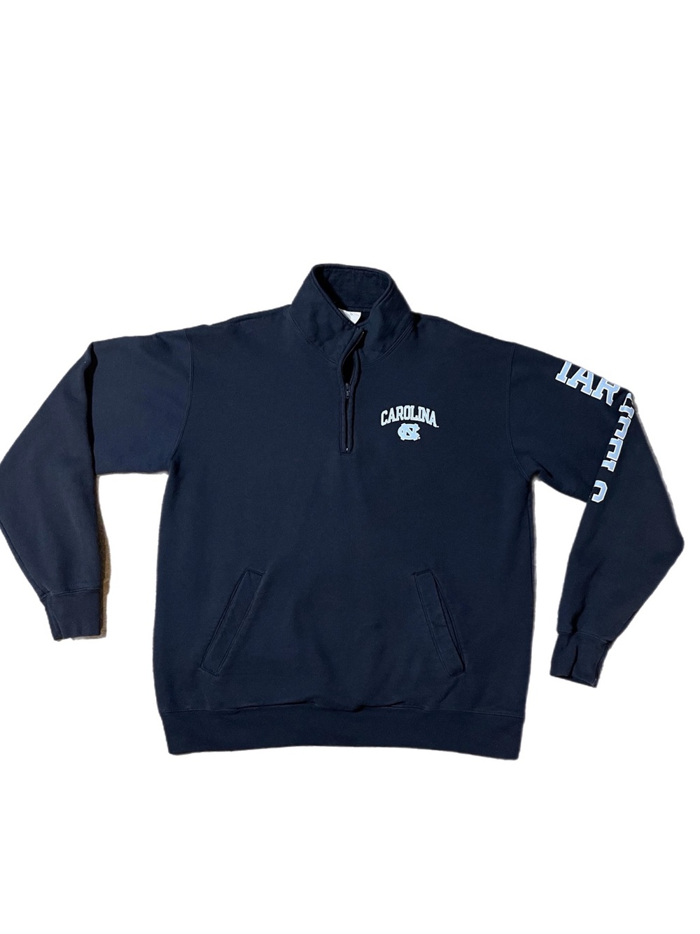 Vintage CAROLINA Tar Heels Quarter Zip Sweatshirt